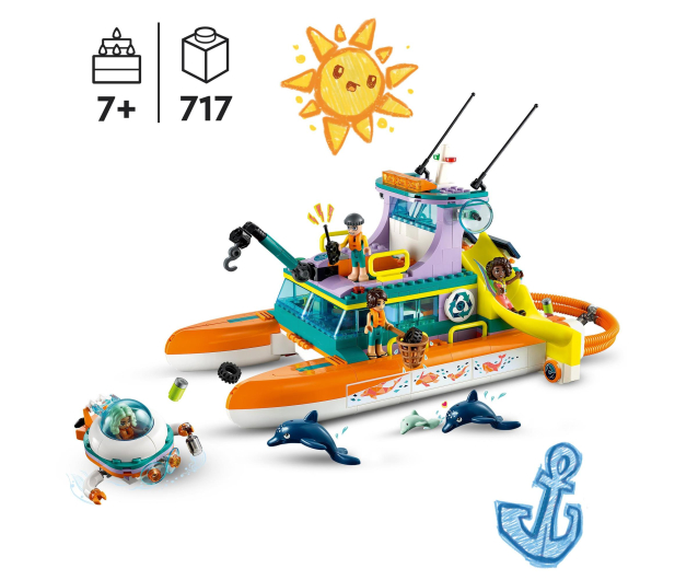 LEGO Friends 41734 Morska łódź ratunkowa - 1145165 - zdjęcie 4